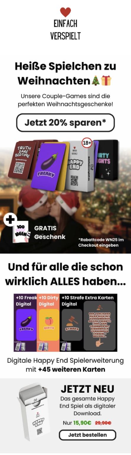 Weihnachtskampagne von EinfachVerspielt